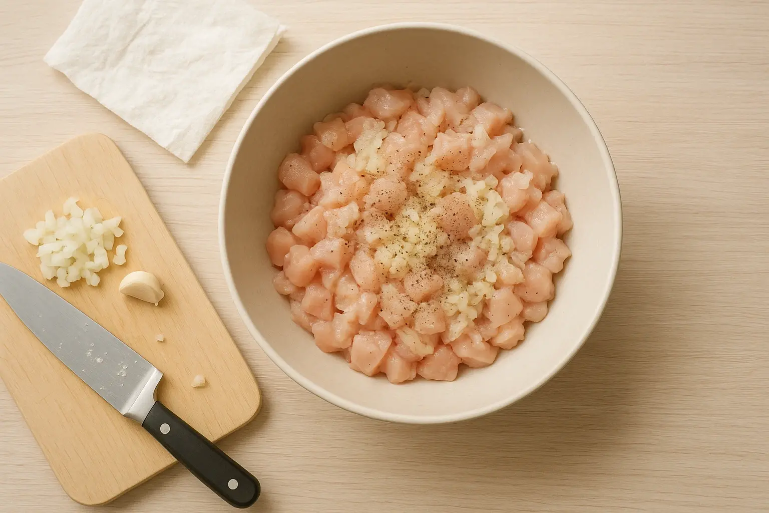 Рецепт рублених курячих котлет