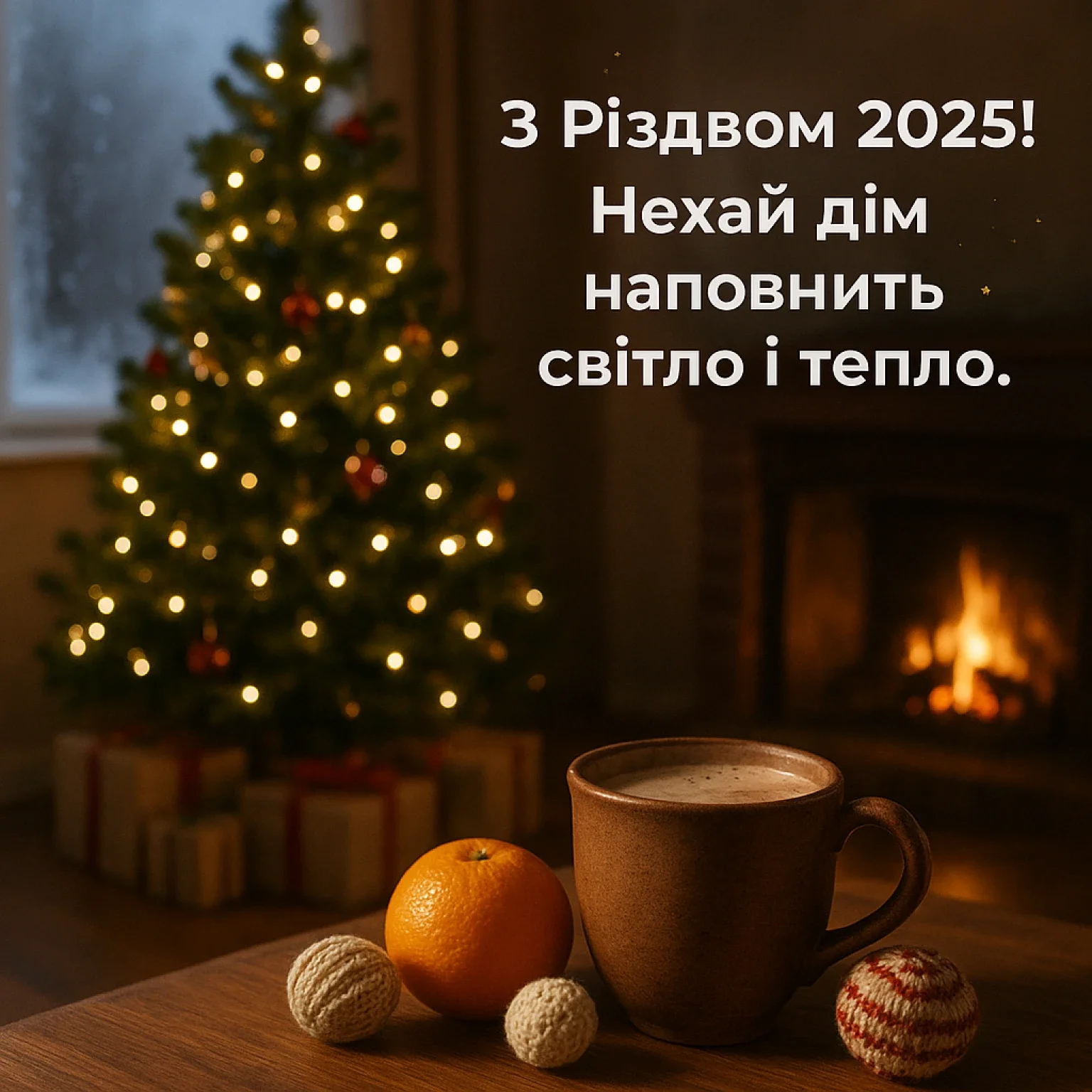 Привітання з Різдвом 2025: невеличке диво у словах Привітання з Різдвом 2025: невеличке диво у словах