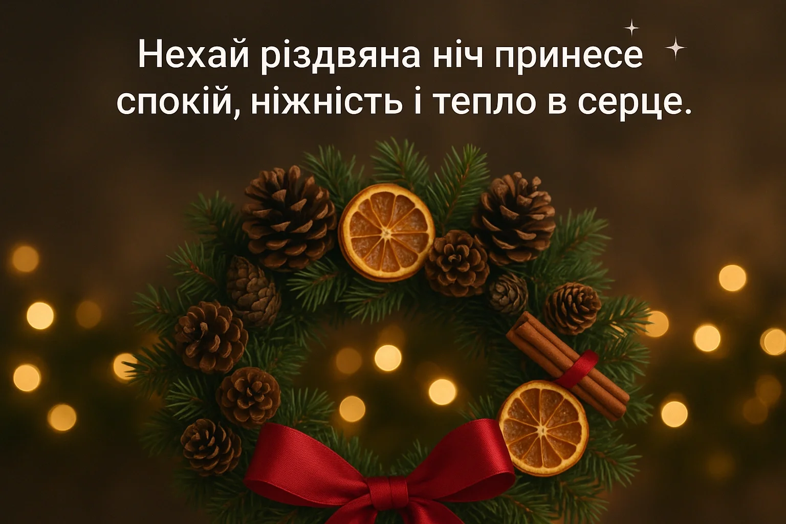 Привітання з Різдвом 2025: невеличке диво у словах Привітання з Різдвом 2025: невеличке диво у словах