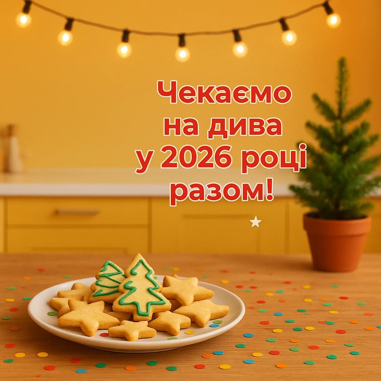 Привітання з прийдешнім новим роком 2026: для тих, хто чекає на диво
