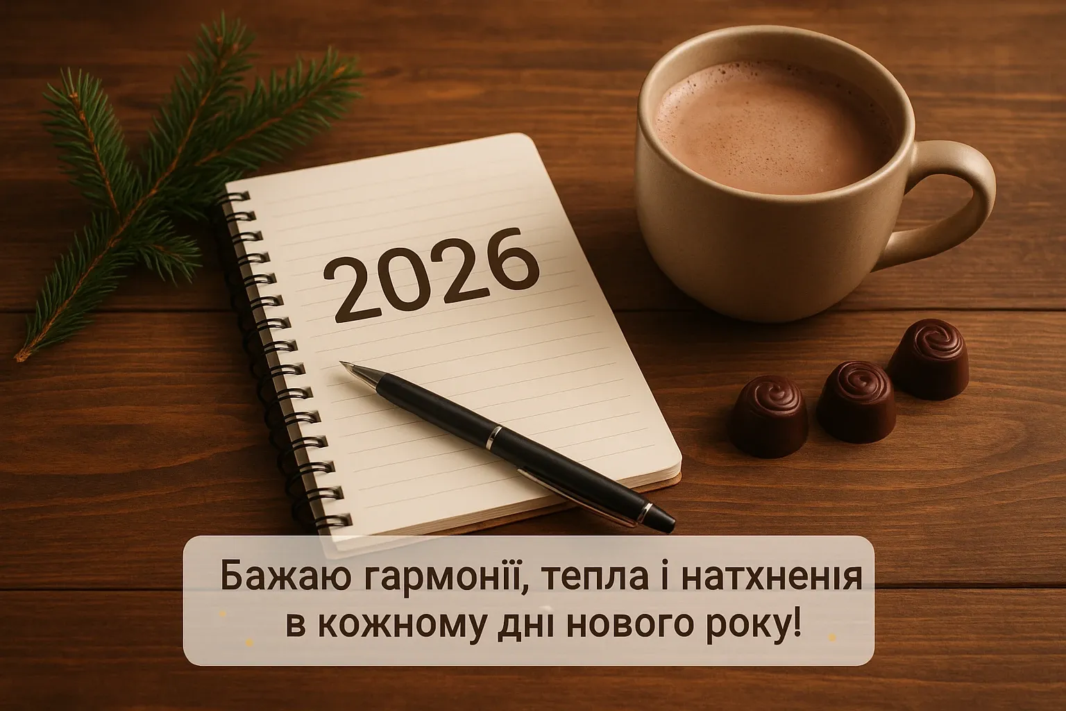 Привітання з прийдешнім новим роком 2026: для тих, хто чекає на диво