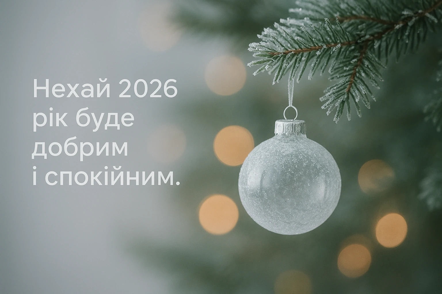 Привітання з прийдешнім новим роком 2026: для тих, хто чекає на диво