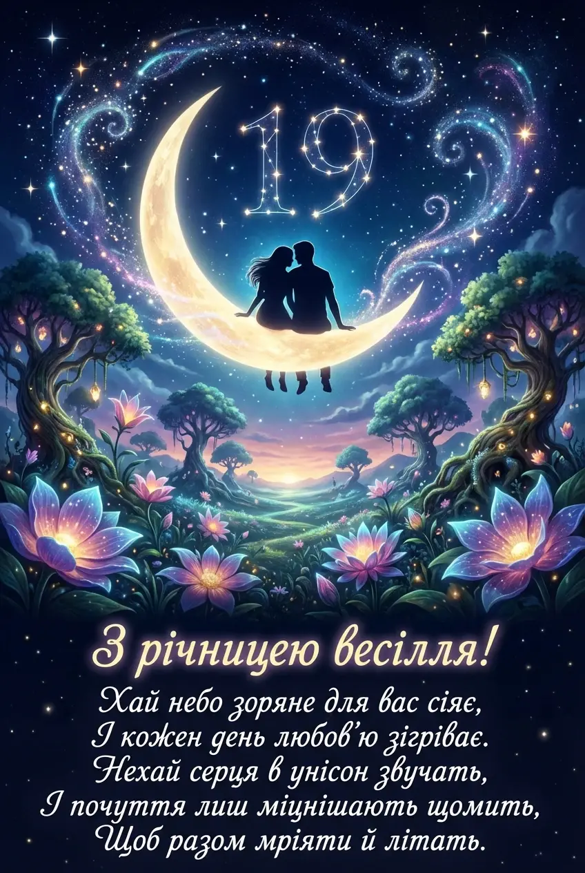 19 років весілля