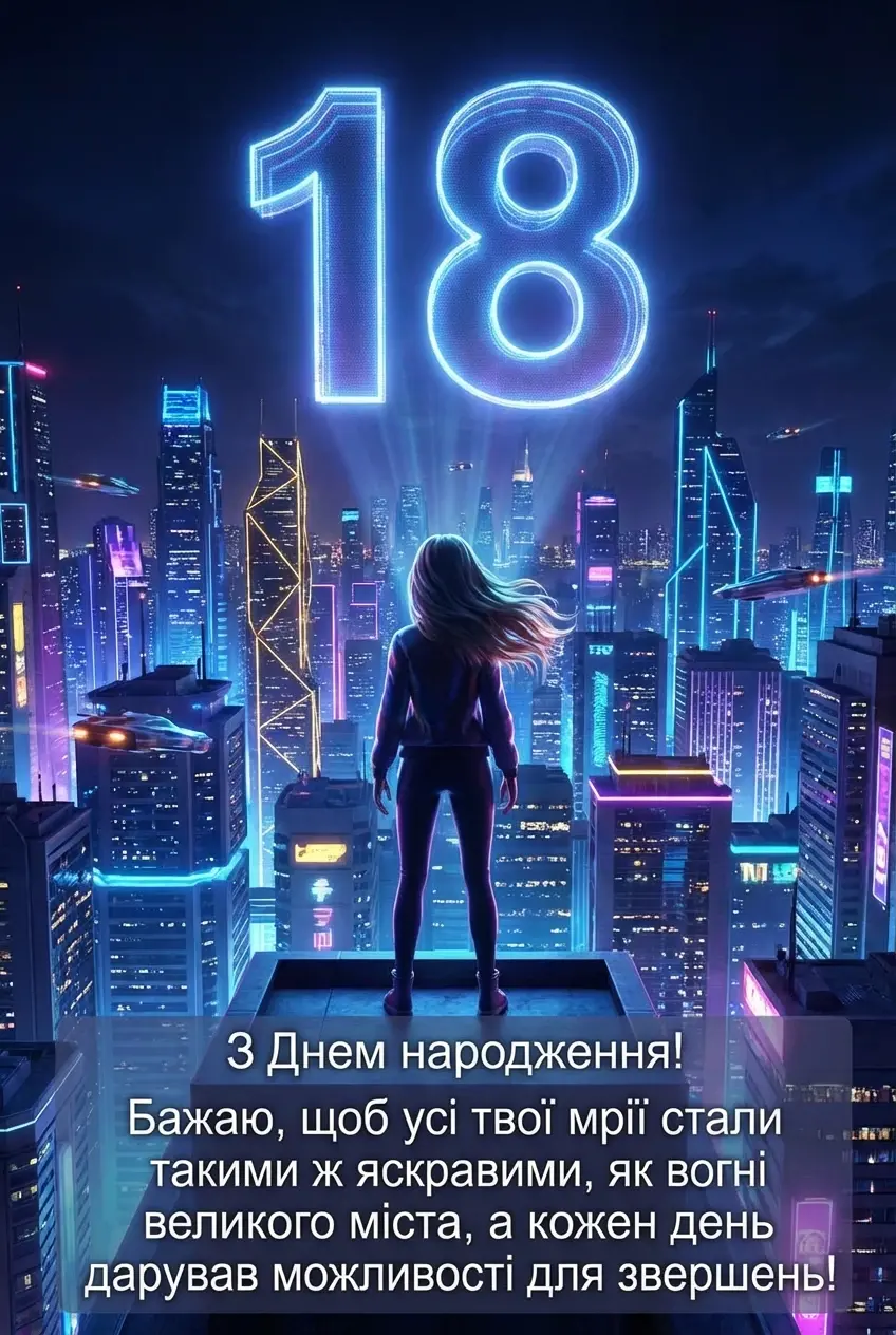 з днем народження племінниці 18 років