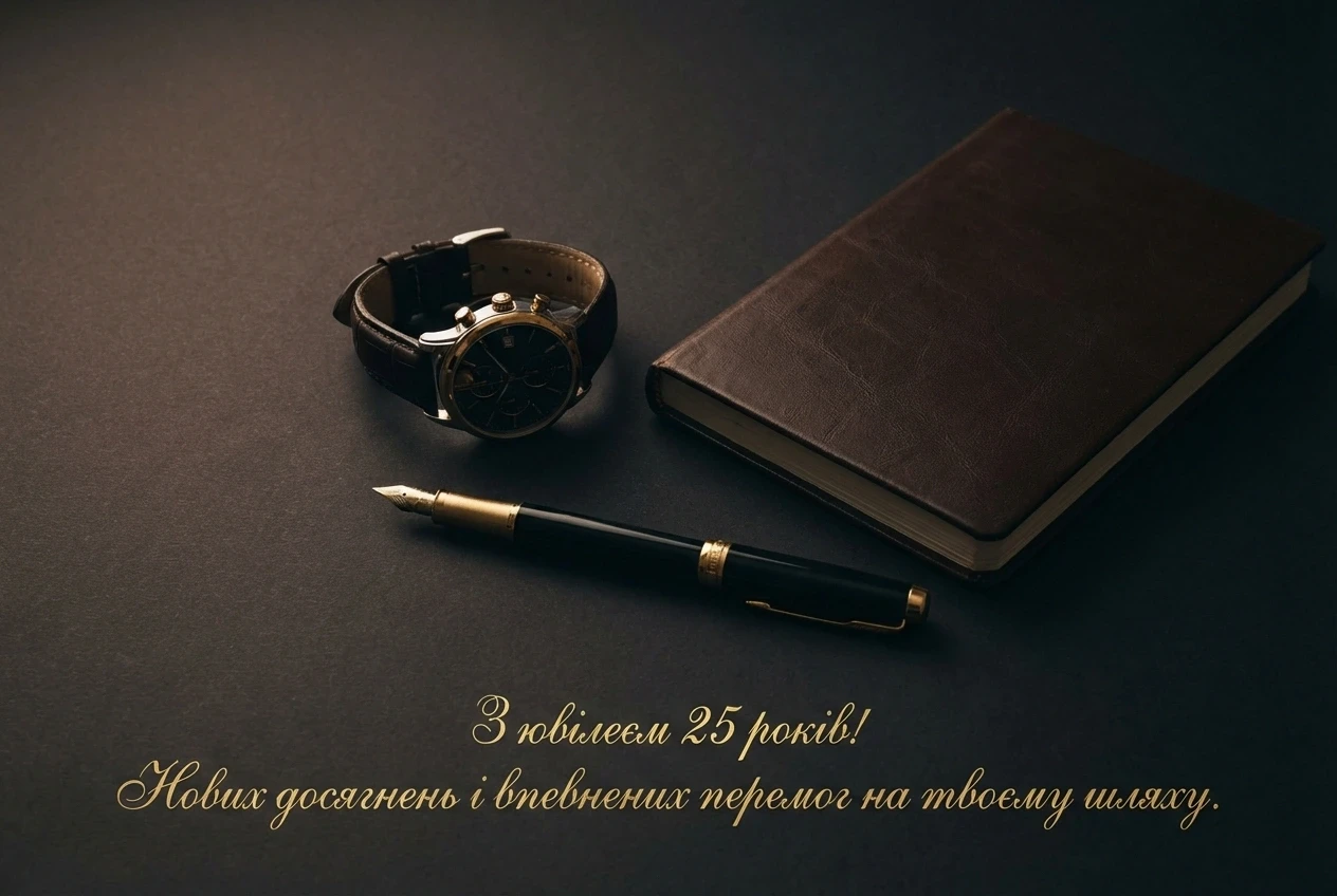 з ювілеєм 25 мужчині