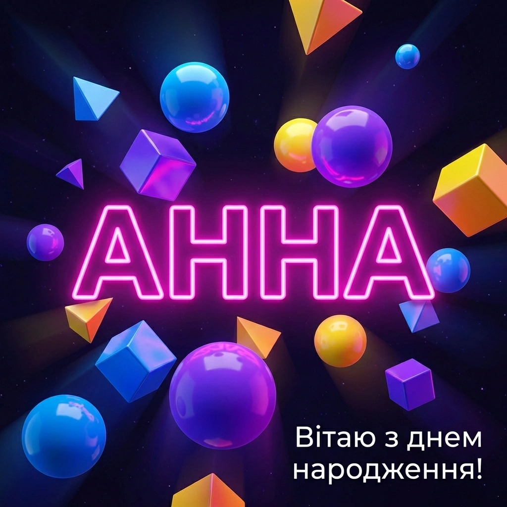 Анна з днем народження