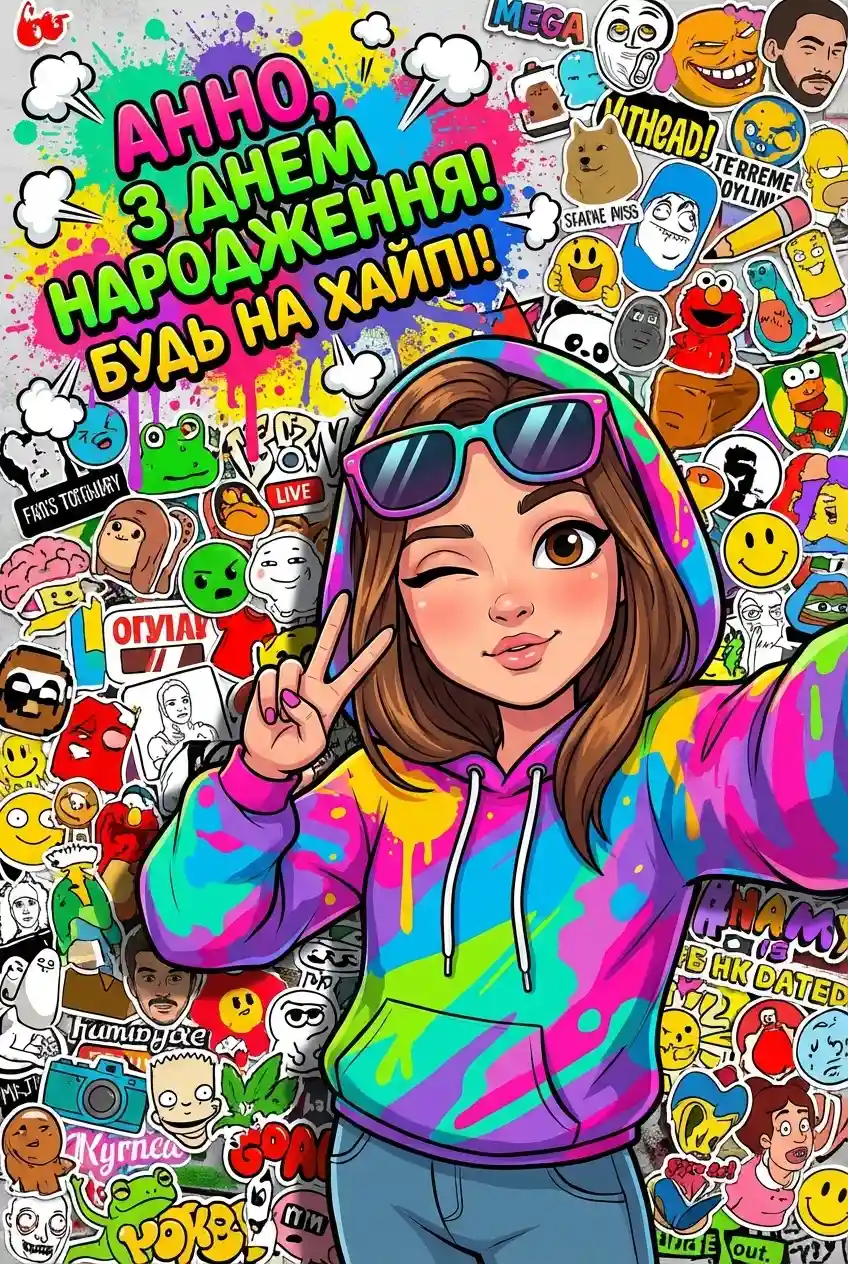 Анна з днем народження