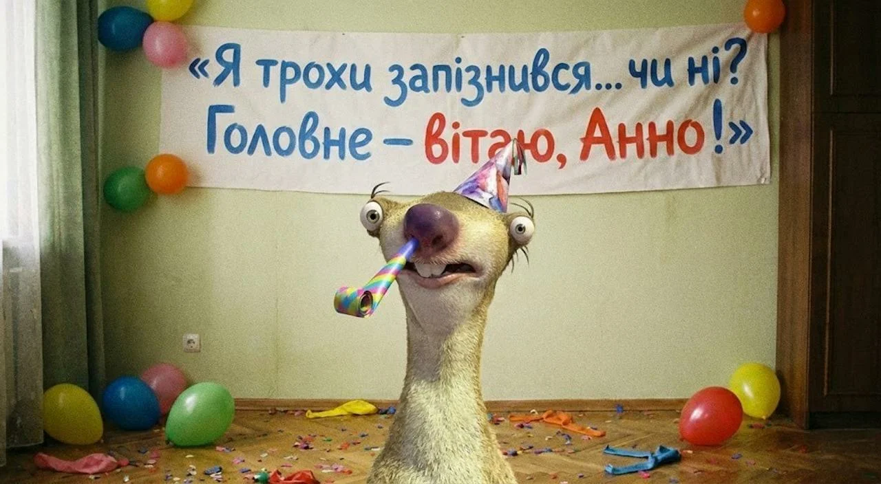 Привітання з днем народження для Анни