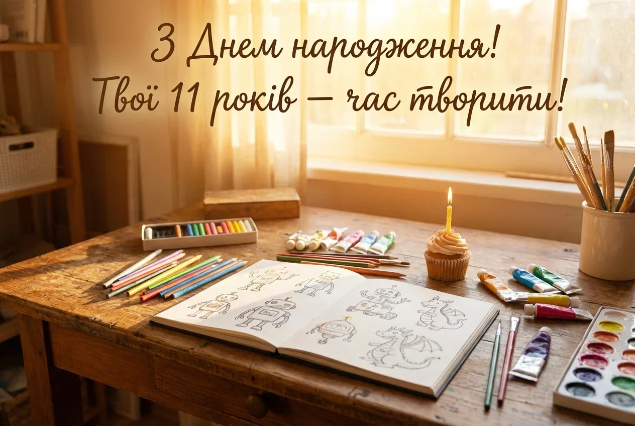 з днем народження хлопчику 11 років