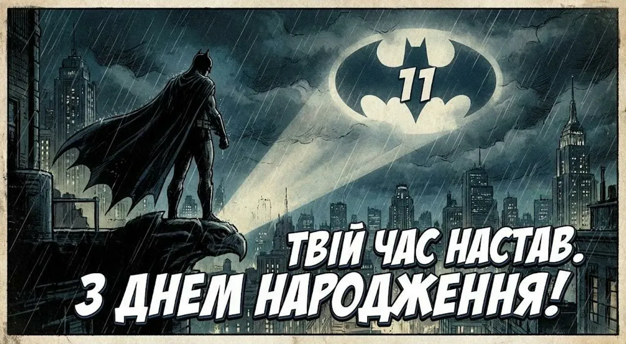 Привітання з днем народження для хлопчика на 11 років