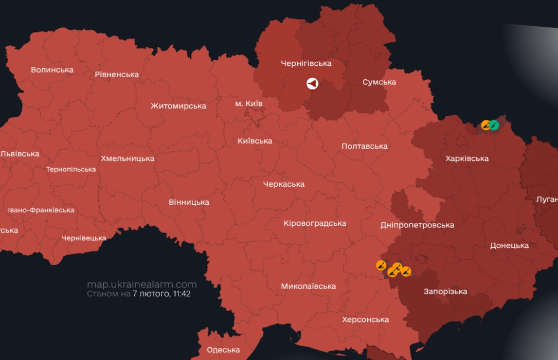 Вибухи у повітрі: Київ під обстрілом ракет і дронів у день масштабної тривоги