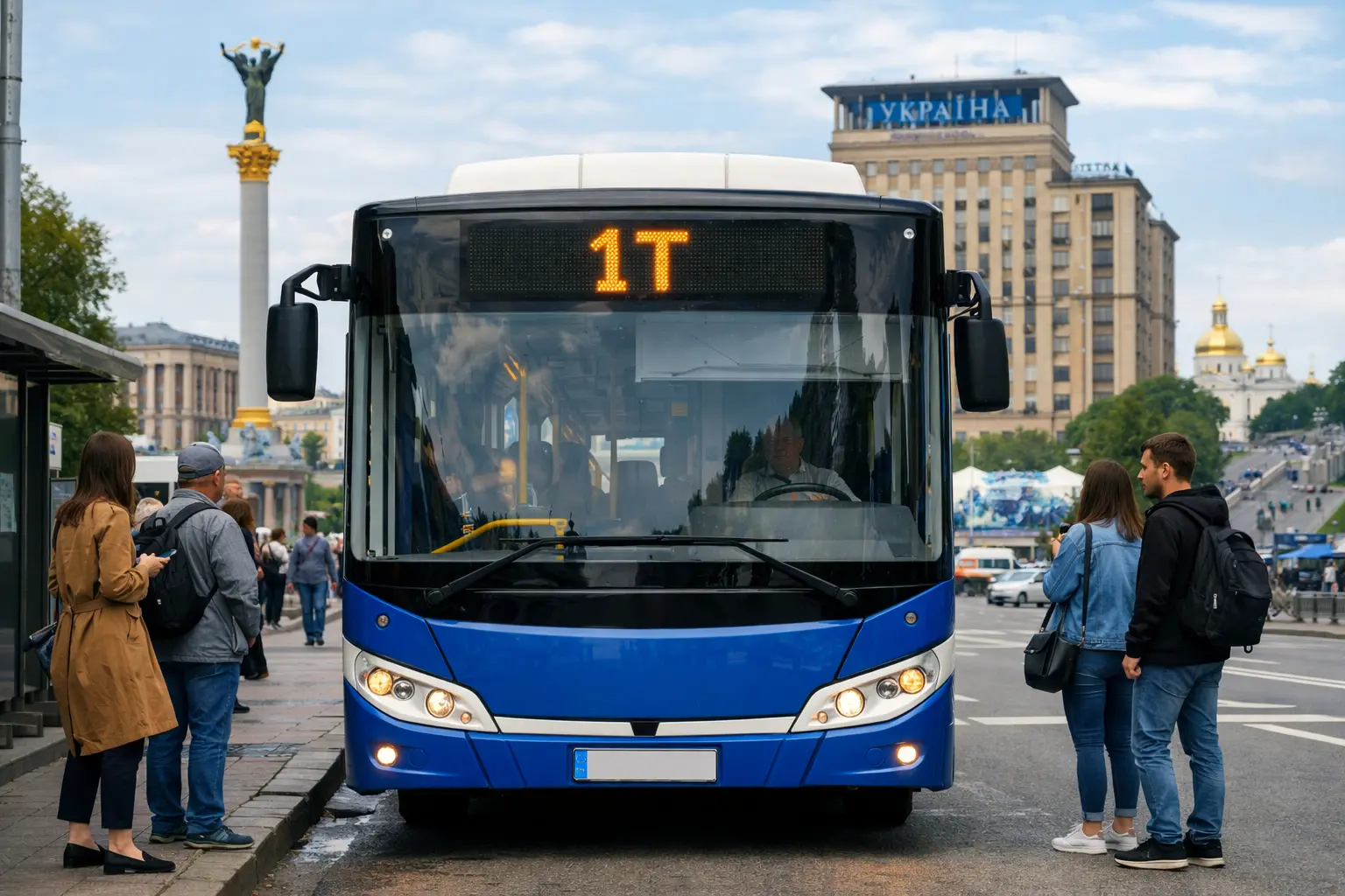 Автобус 1T Київ