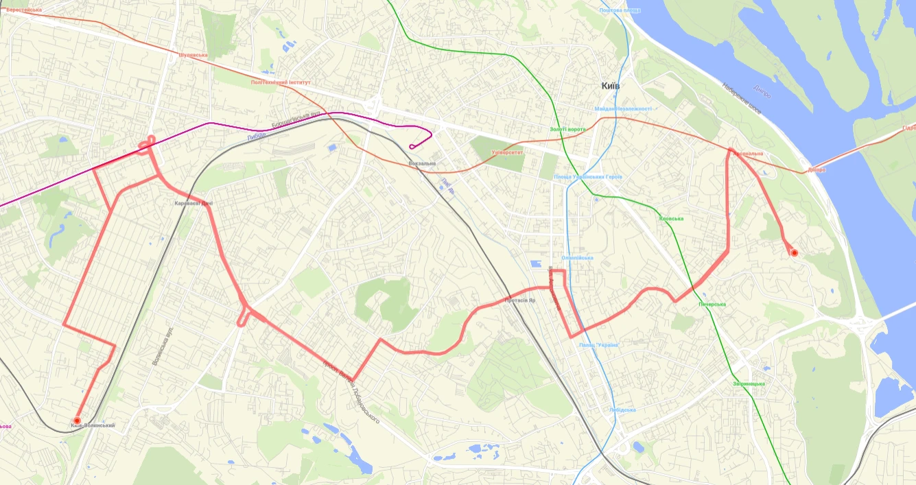 Автобус 25 Київ