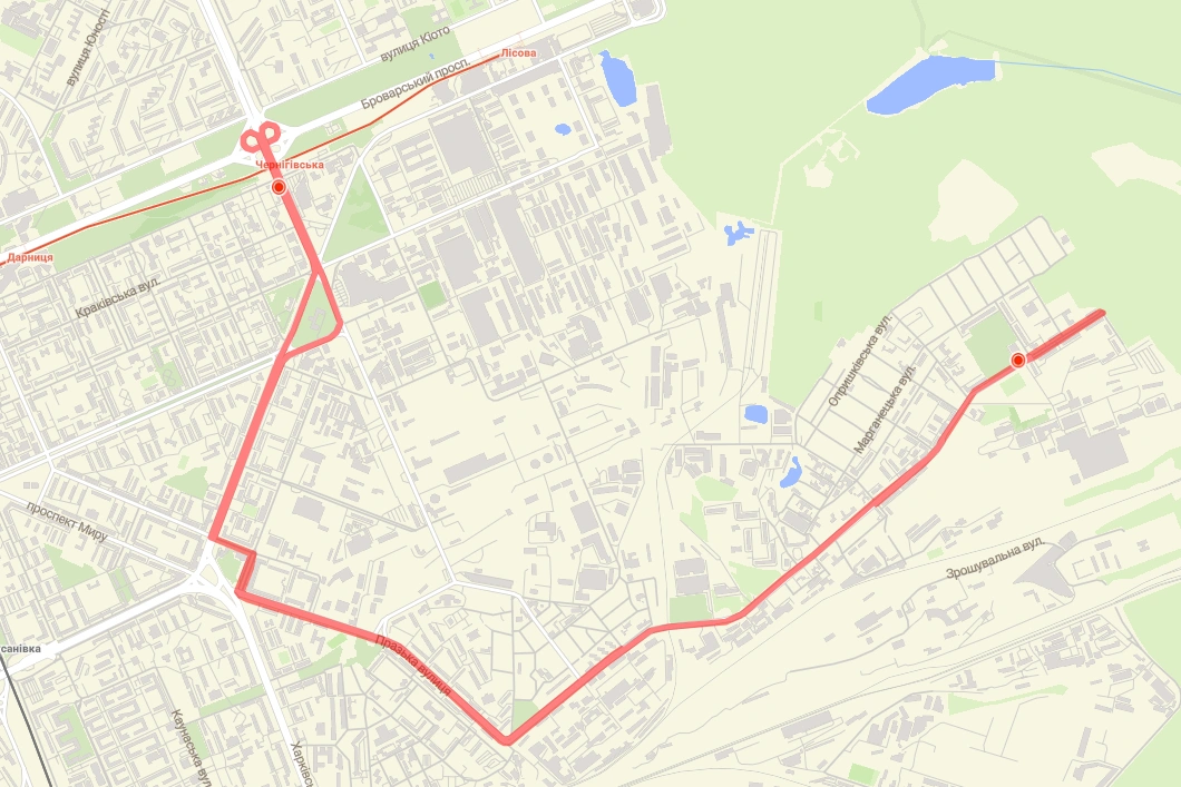 Автобус 33Т Київ