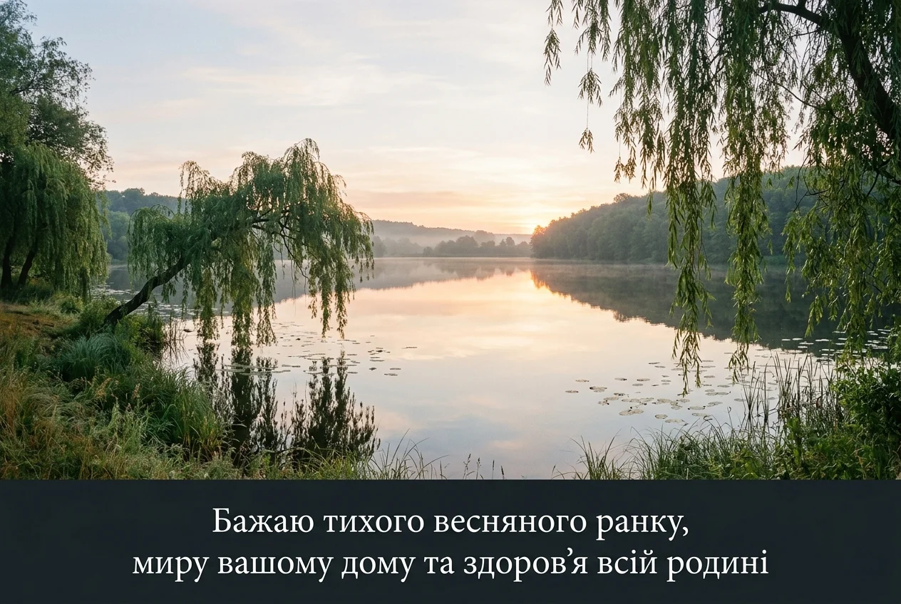 Листівки доброго весняного ранку: найтепліші побажання та затишні картинки для гарного настрою