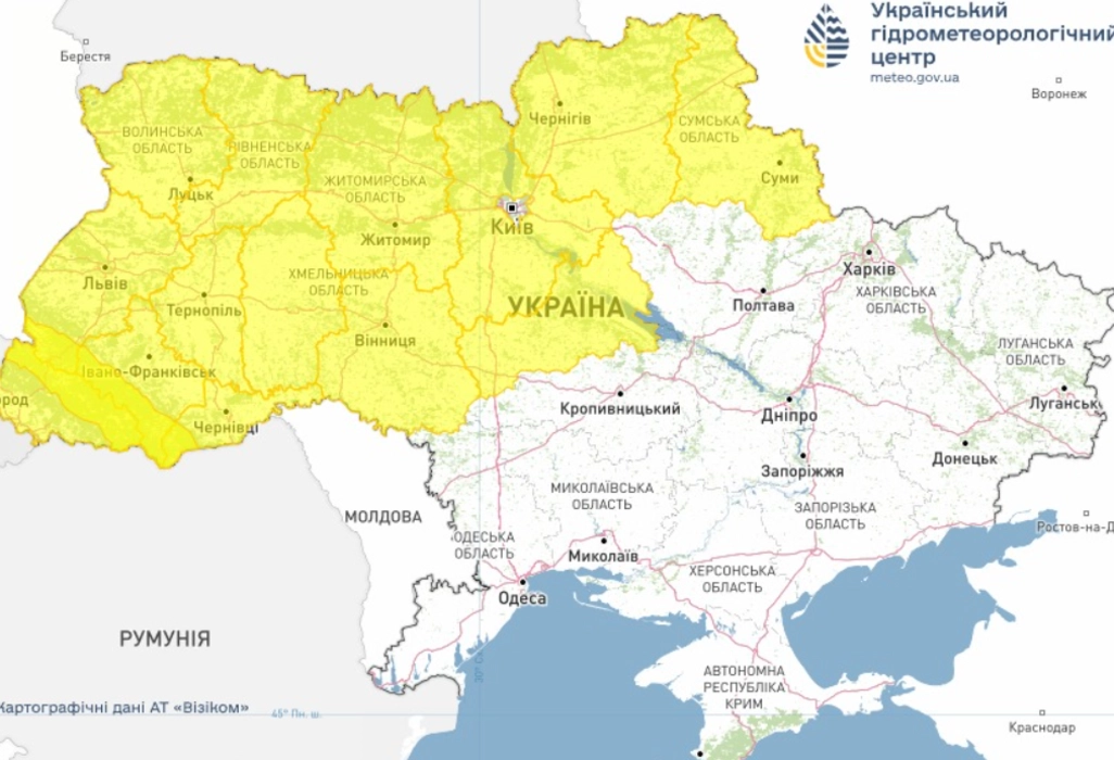 Заморозки замість весняного тепла: Київщина опинилася під загрозою похолодання