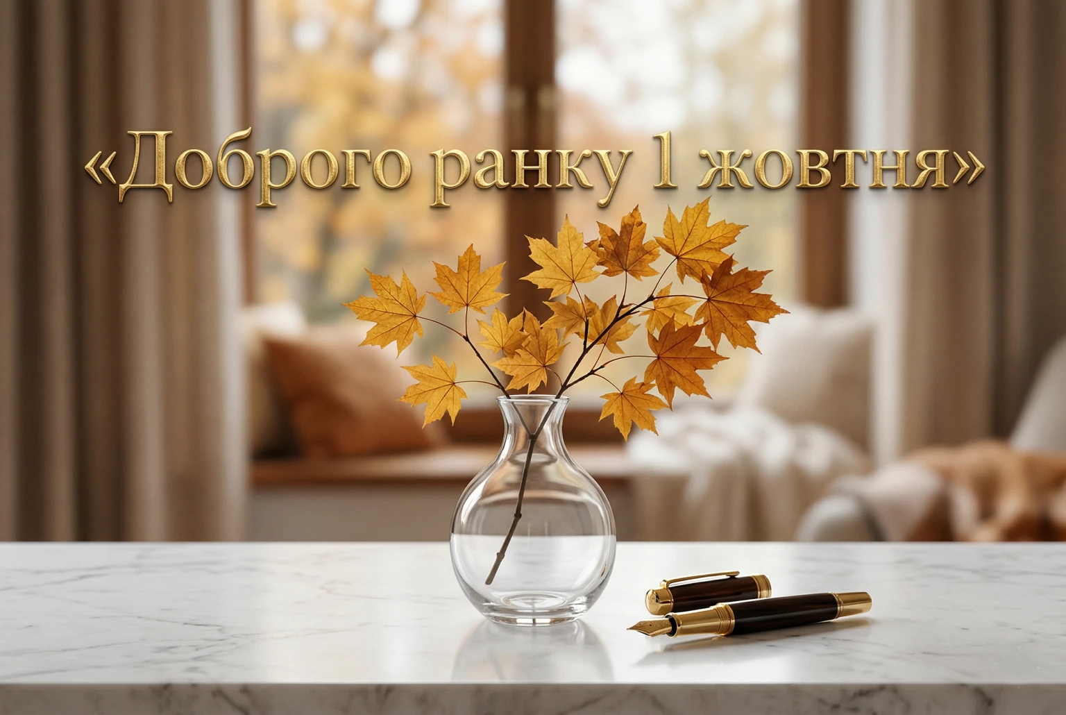 Доброго ранку 1 жовтня: найкращі картинки та душевні привітання для гарного настрою