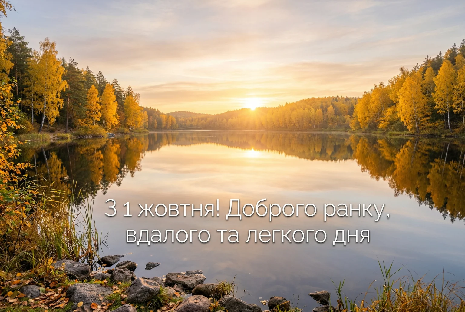 Доброго ранку 1 жовтня: найкращі картинки та душевні привітання для гарного настрою