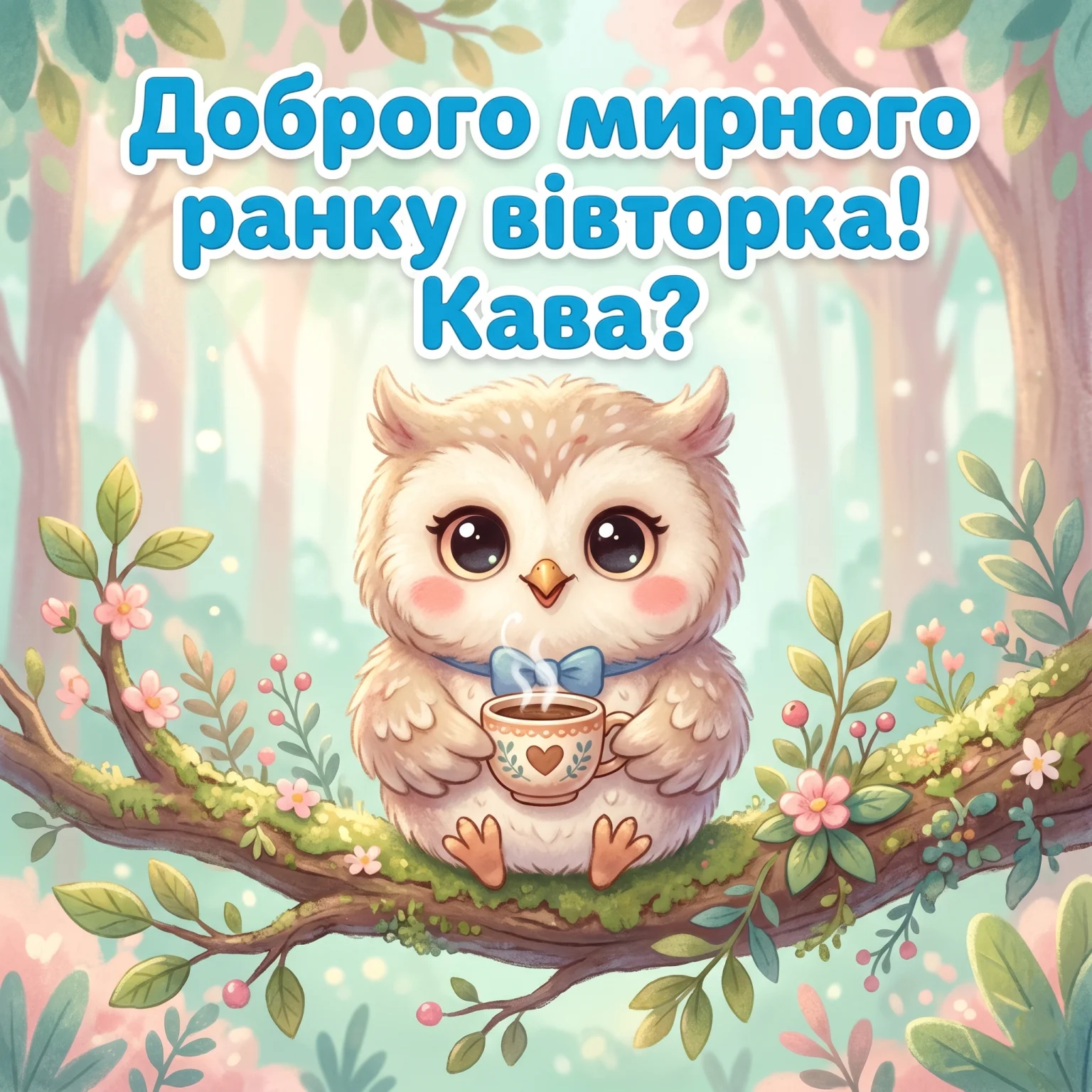Доброго мирного ранку вівторка: душевні картинки та щирі побажання для гарного дня