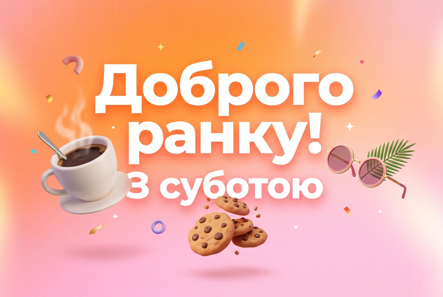 Доброго ранку з суботою: найтепліші побажання та красиві листівки для затишного вихідного