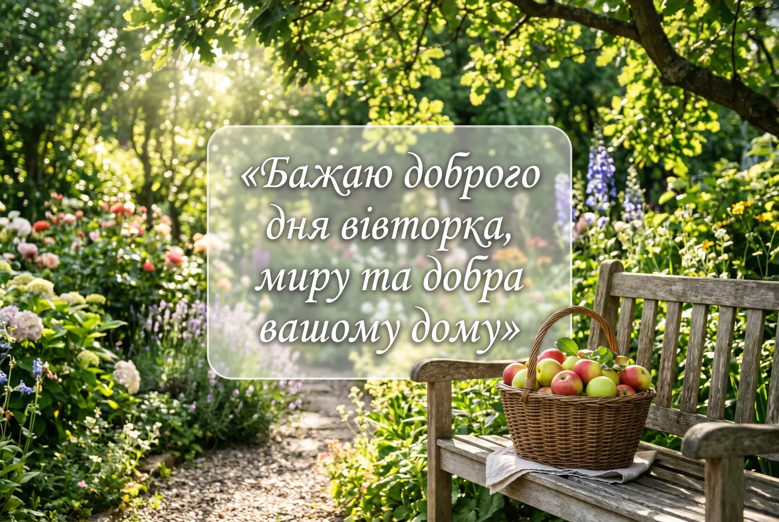Доброго дня вівторка: найкращі картинки та щирі побажання для гарного настрою