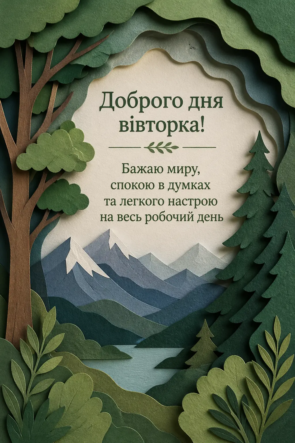 Доброго дня вівторка: найкращі картинки та щирі побажання для гарного настрою