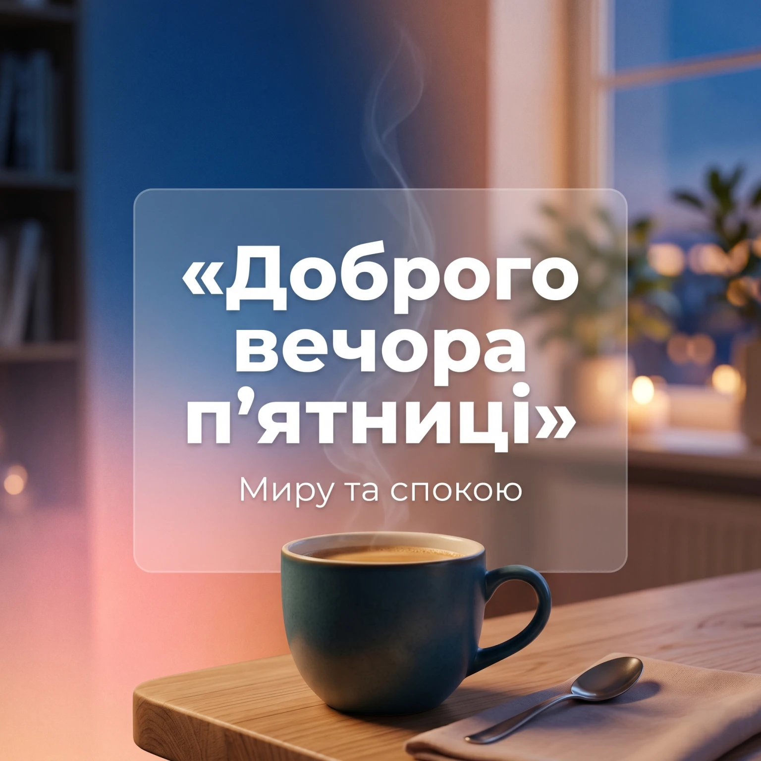 Доброго вечора п’ятниці: найтепліші побажання та красиві картинки для відпочинку