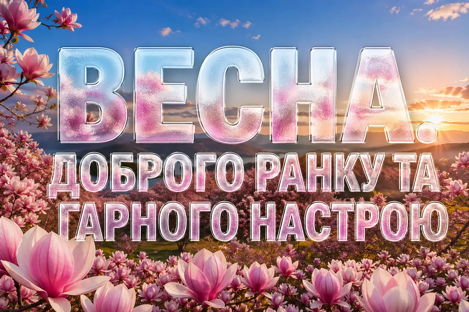 Доброго ранку та гарного настрою: найкращі весняні листівки та привітання