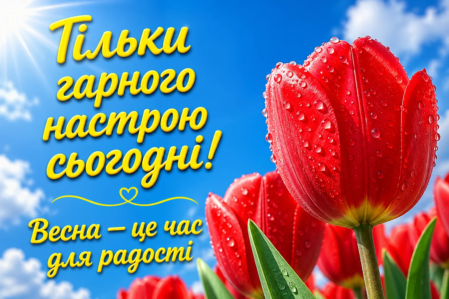 Доброго ранку та гарного настрою: найкращі весняні листівки та привітання