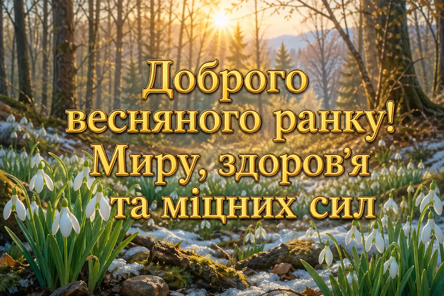 Доброго ранку та гарного настрою: найкращі весняні листівки та привітання
