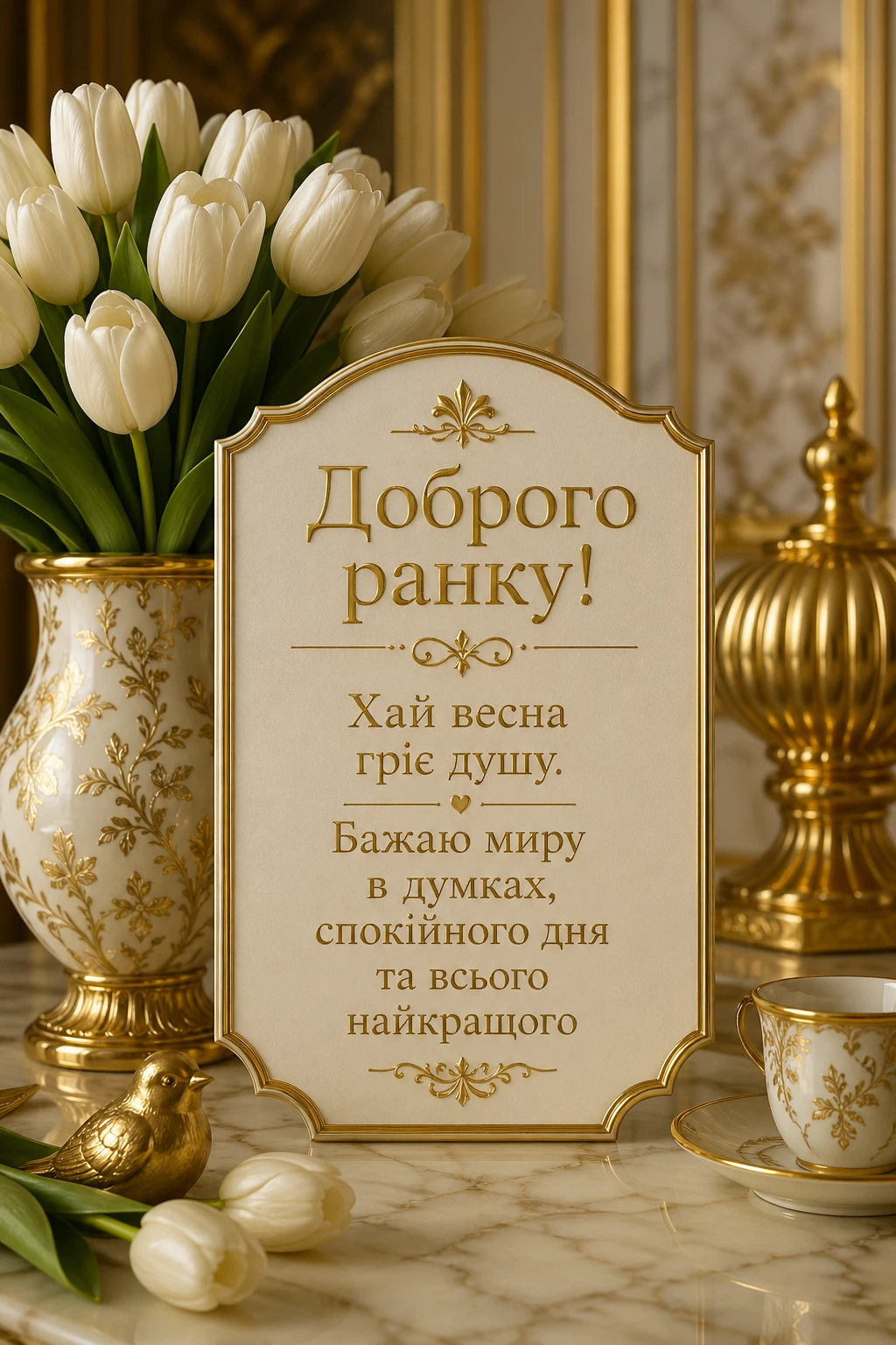 Доброго ранку та гарного настрою: найкращі весняні листівки та привітання
