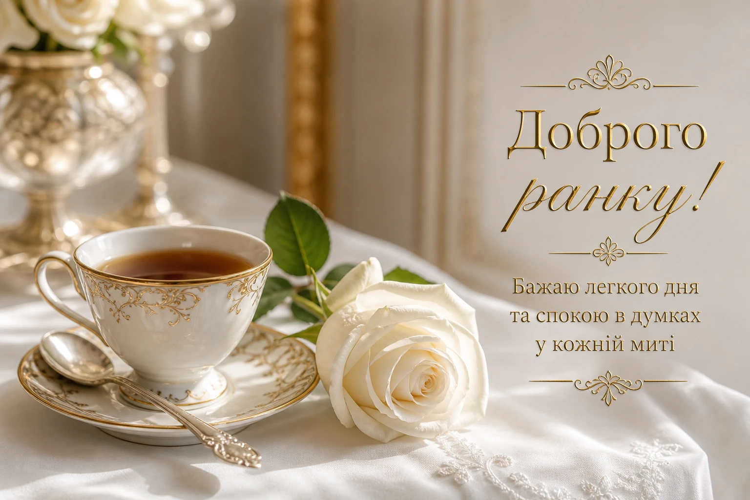 Малюнки доброго ранку: душевні та красиві листівки для найкращого початку дня