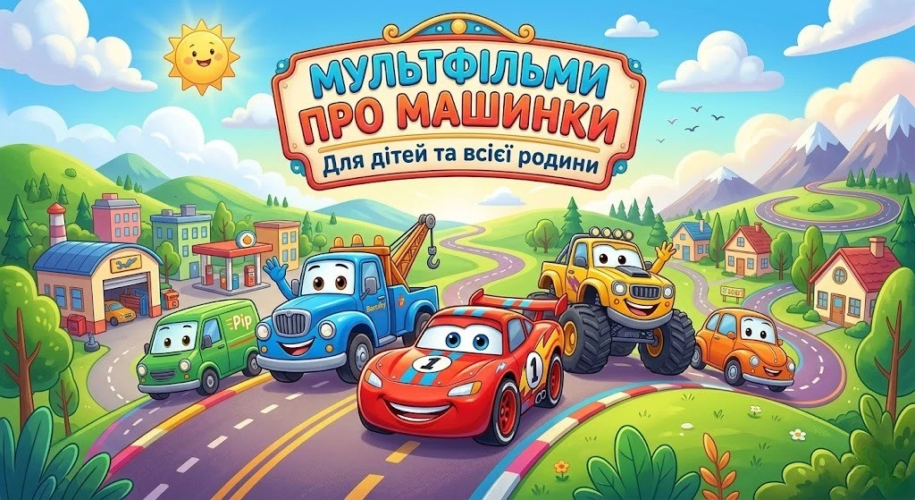 Мультфільми про машинки що не набриднуть ніколи