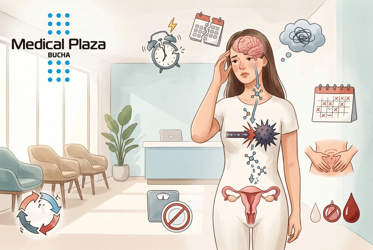Як стрес впливає на жіночий цикл: пояснення Medical Plaza для щоденного здоров’я