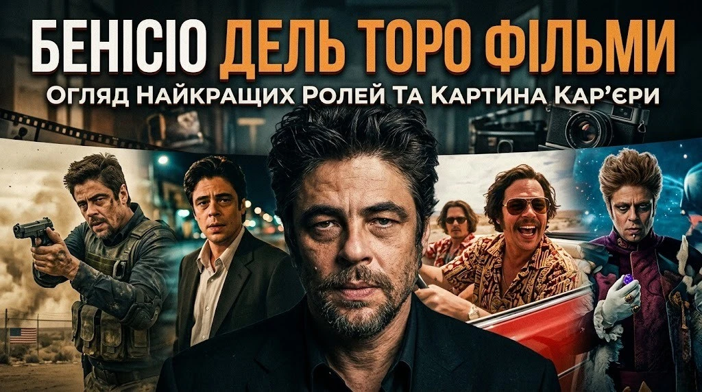 Найвідоміші фільми Бенісіо дель Торо на IMDb