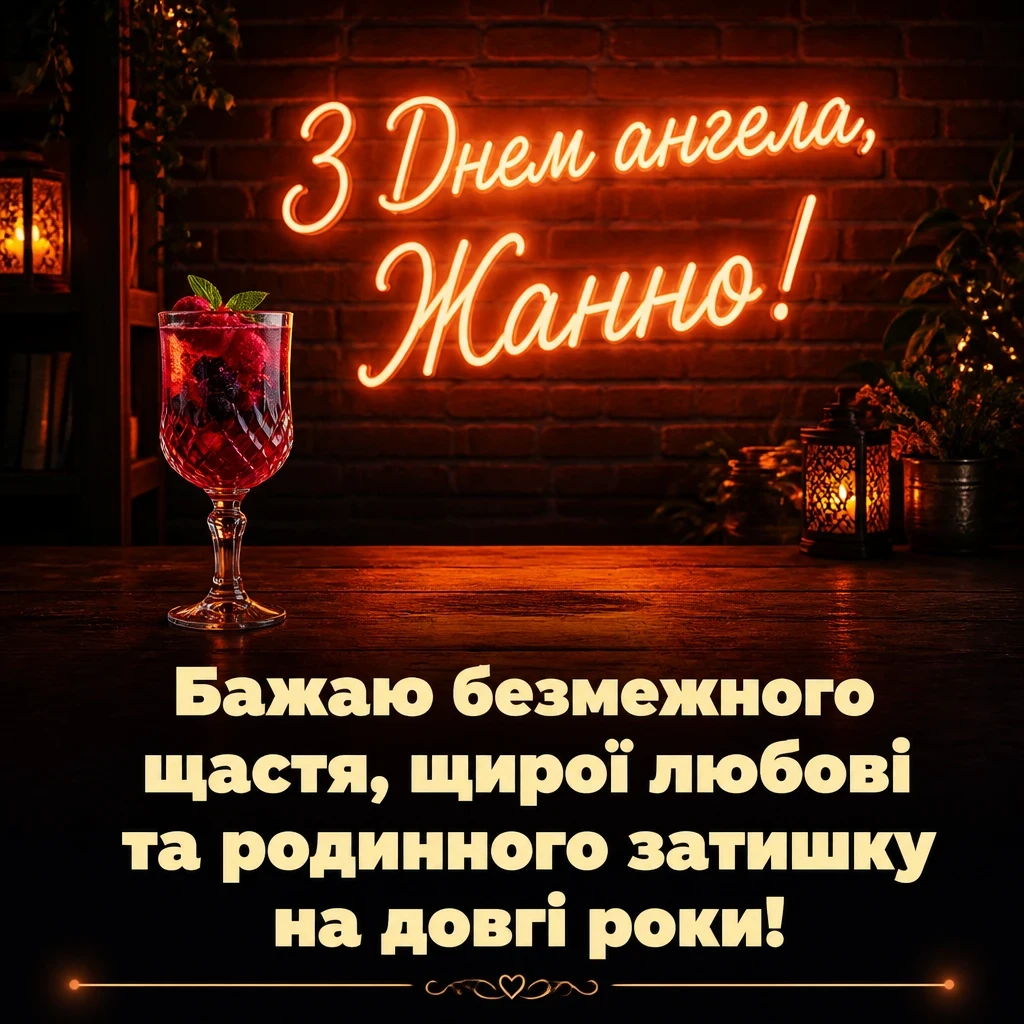 привітання з днем ангела жанна