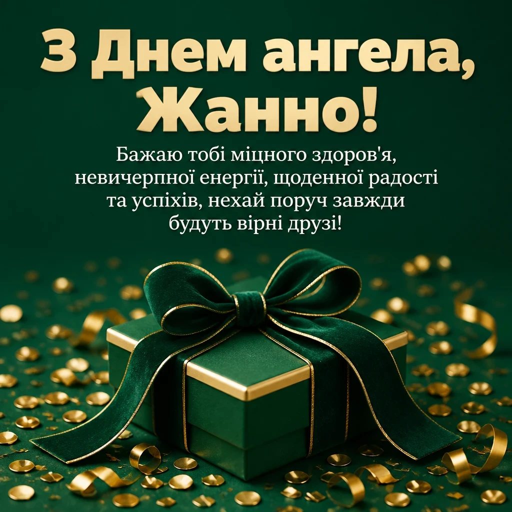 привітання з днем ангела жанна
