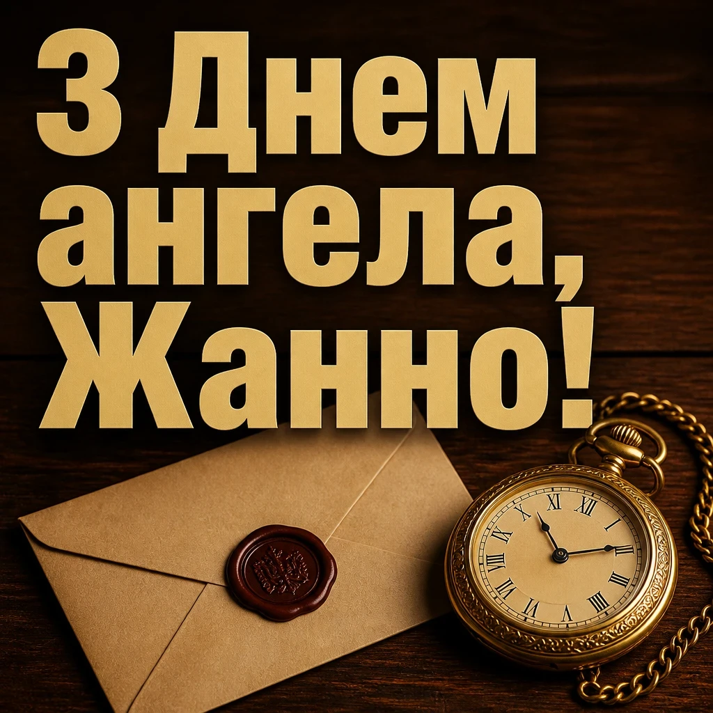 привітання з днем ангела жанна