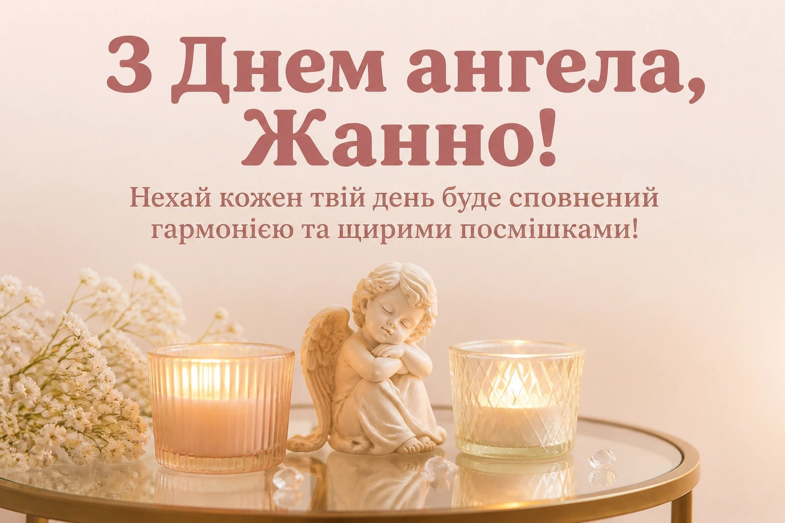 привітання з днем ангела жанна