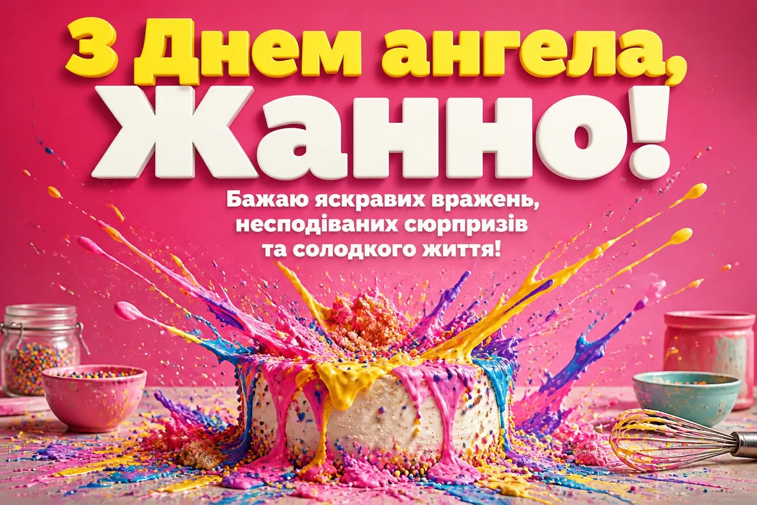 привітання з днем ангела жанна