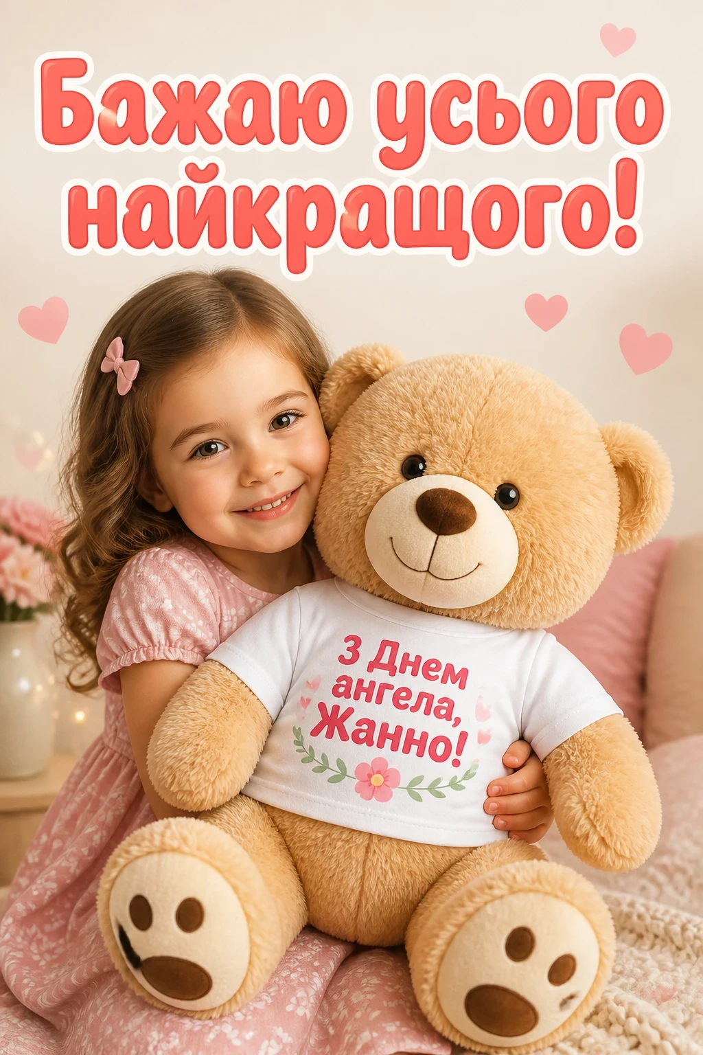 привітання з днем ангела жанна