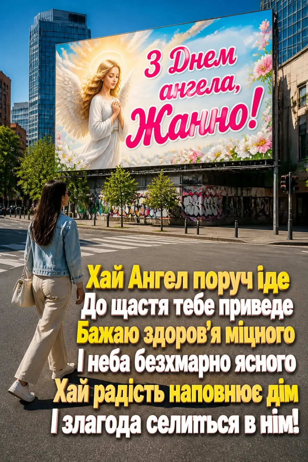привітання з днем ангела жанна