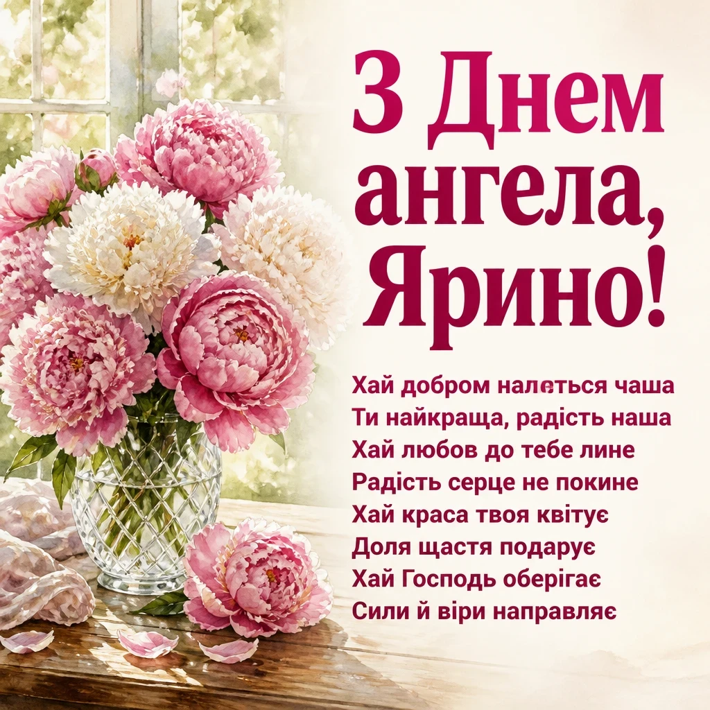 з днем ангела ярина