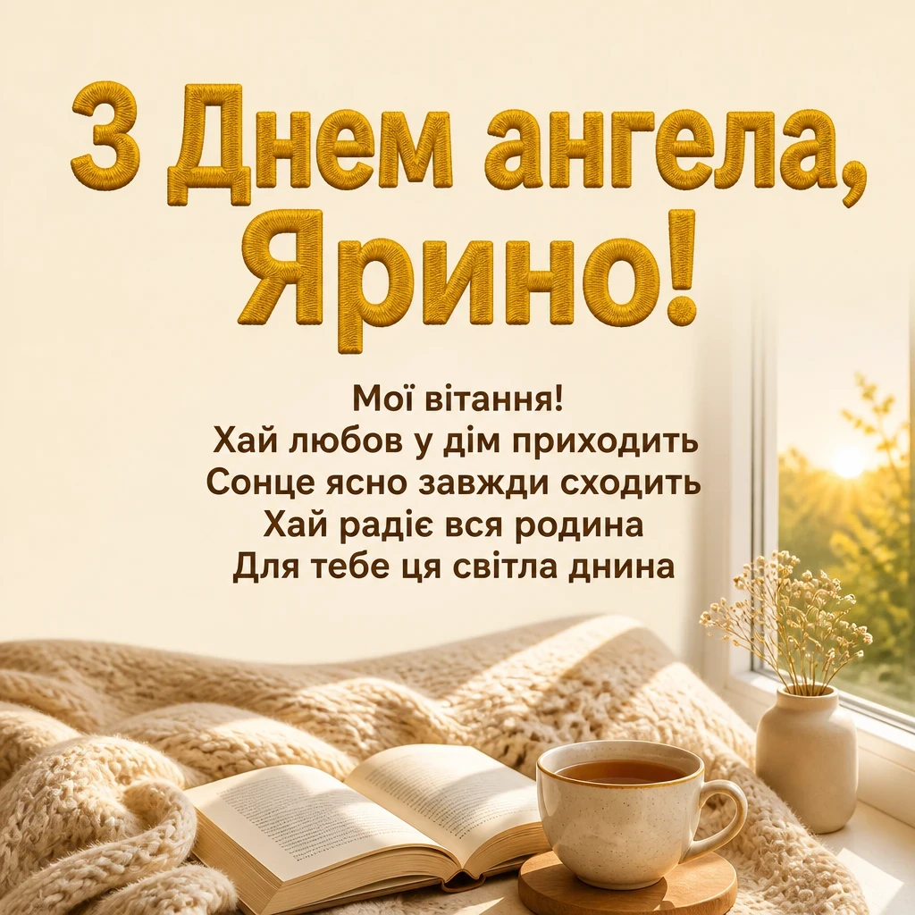 з днем ангела ярина