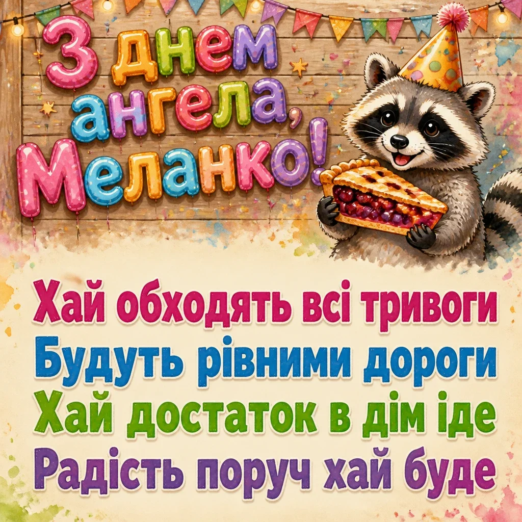 з днем ангела меланка