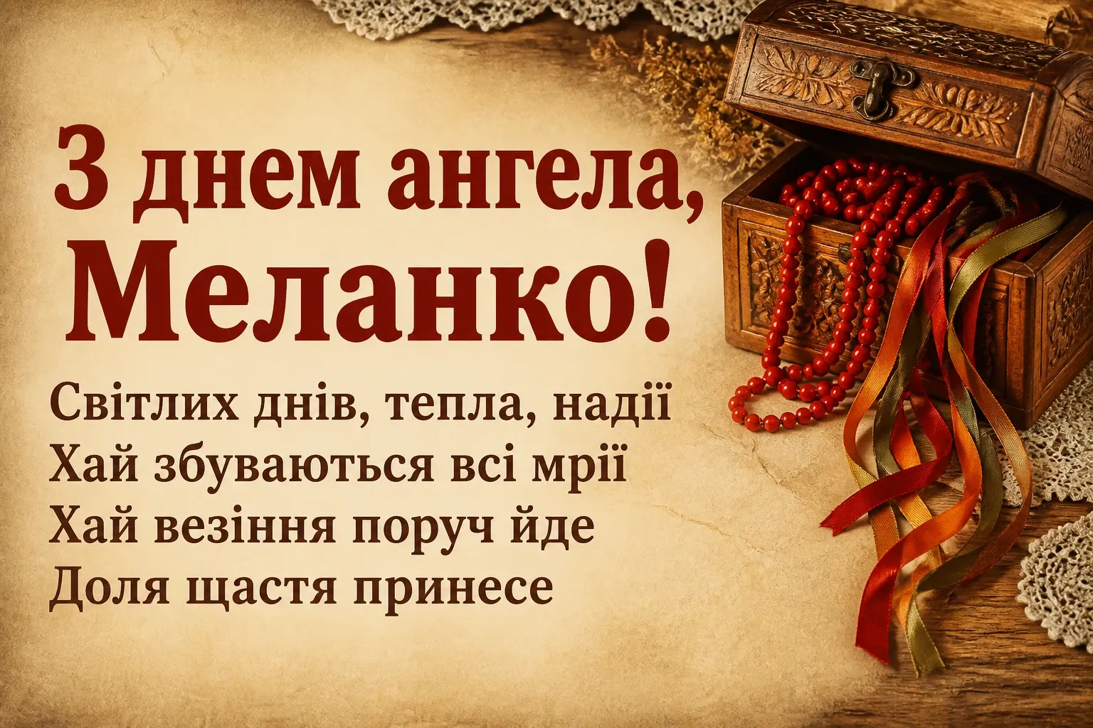 з днем ангела меланка