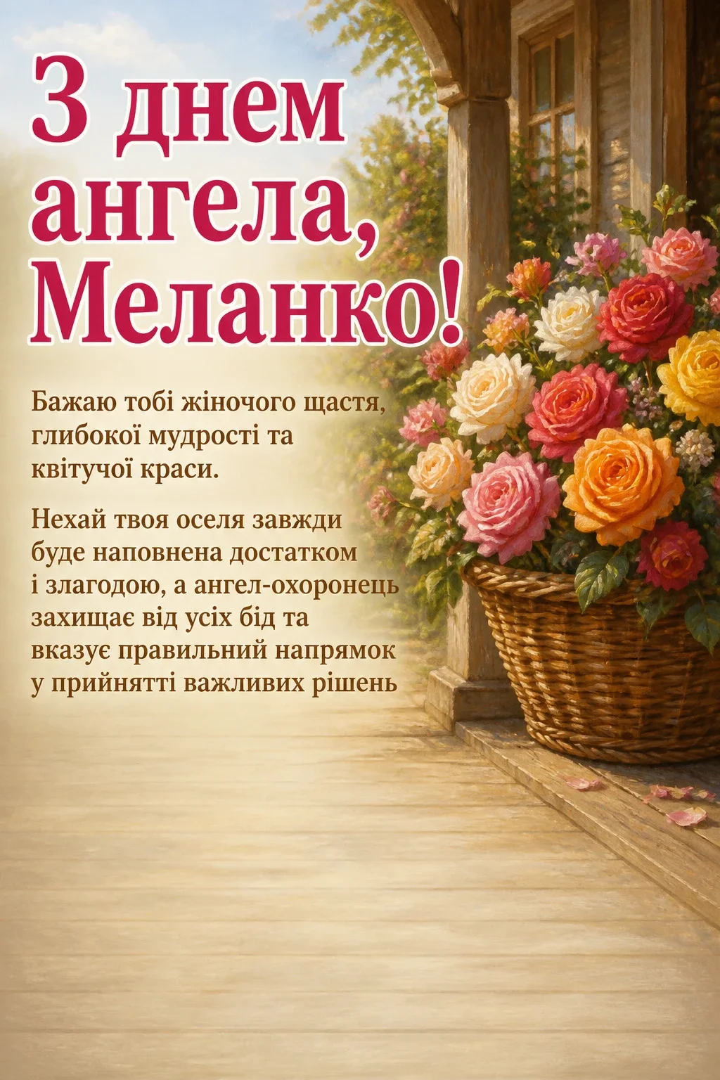 з днем ангела меланка