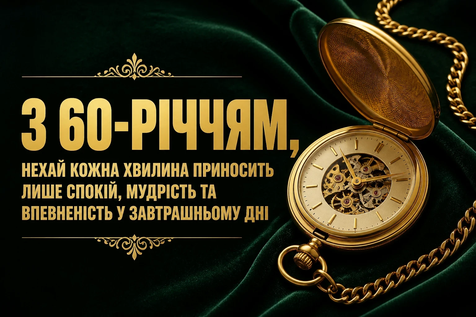 привітання чоловіку 60 річчям вітальна листівка з ювілеєм 60 років