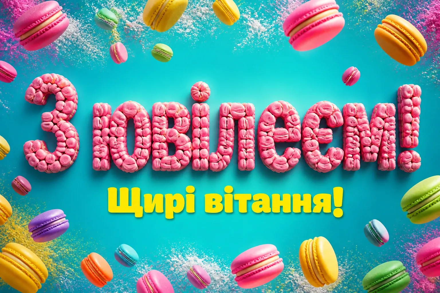 привітання з ювілеєм жінці своїми словами
