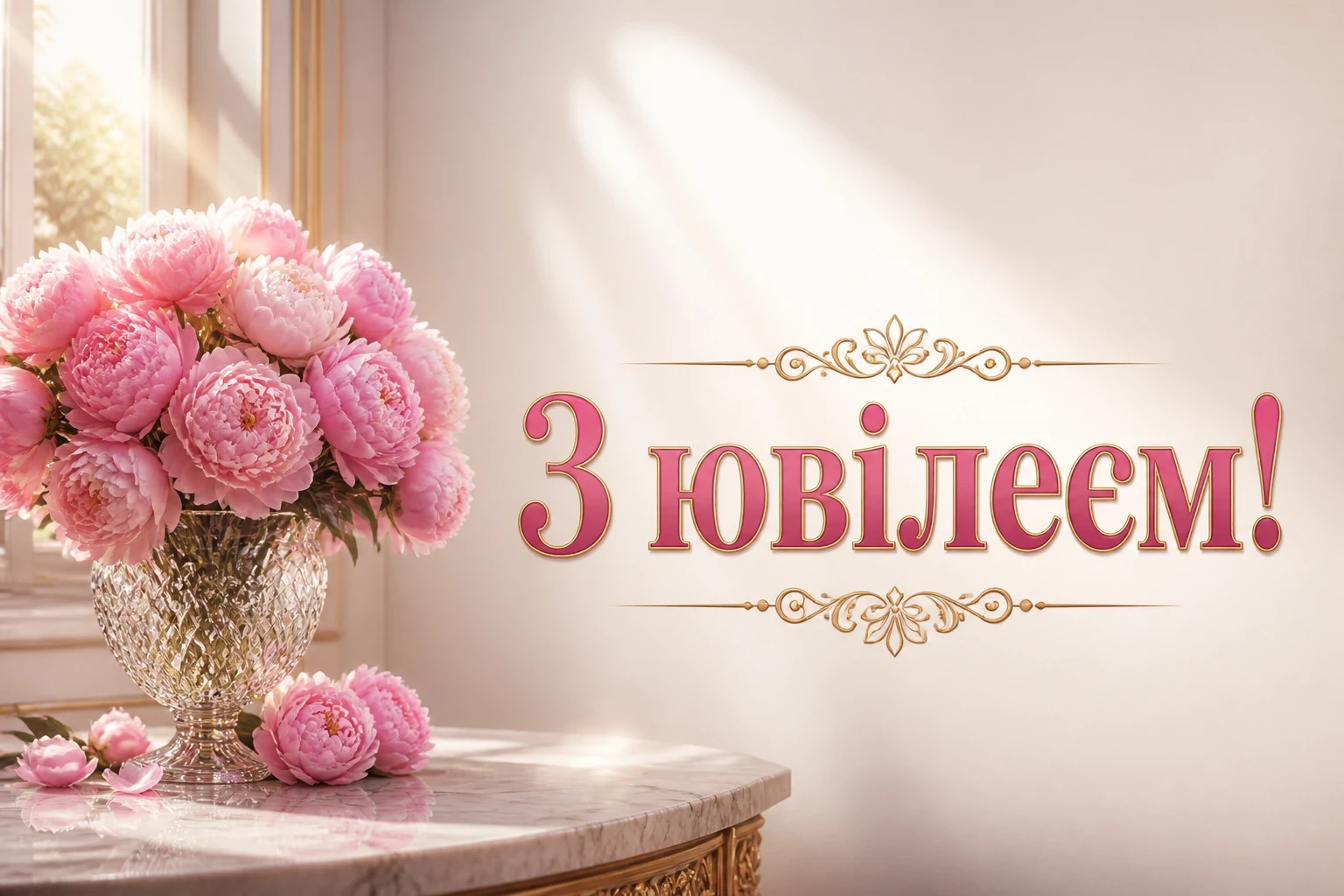 привітання з ювілеєм жінці своїми словами